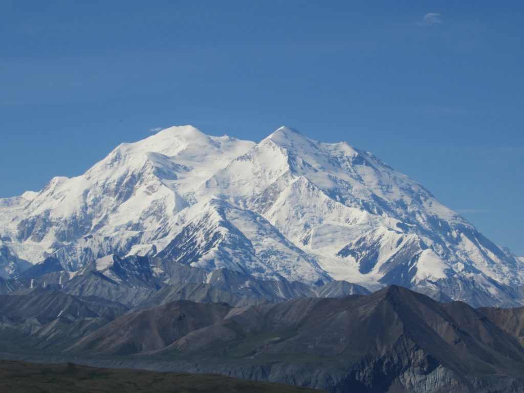 Mt. Denali was the main attraction for all those who visit Denali National Park.