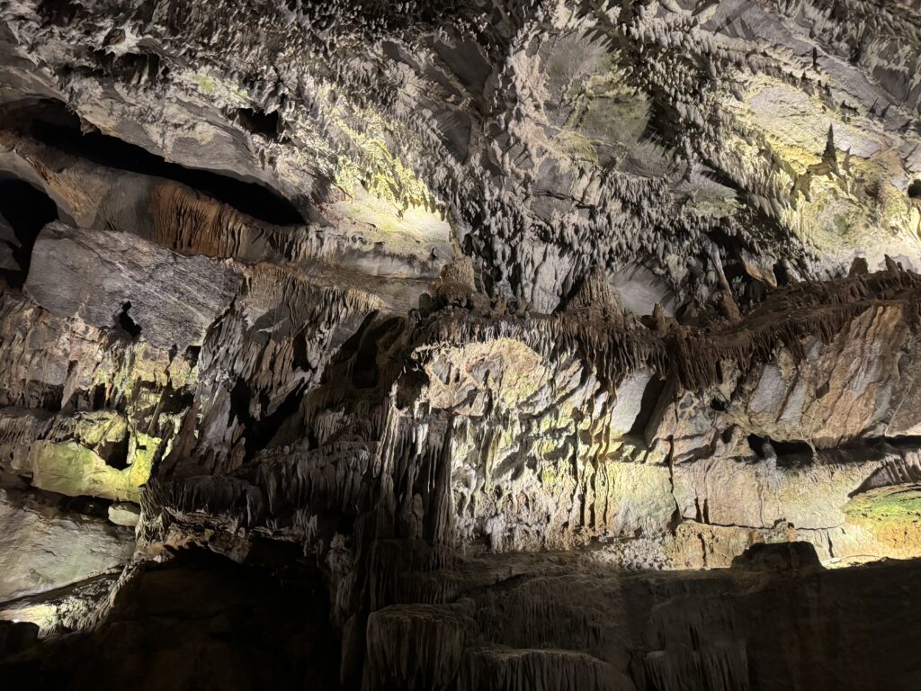 Stalactites and stalagmite formations