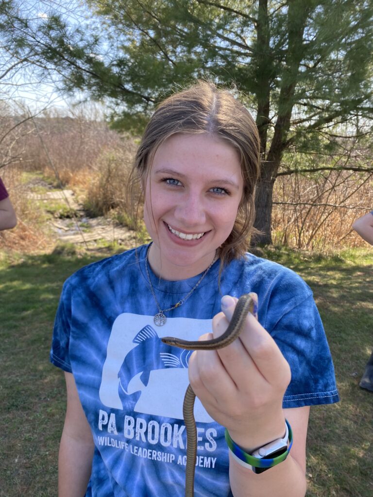 Elizabeth B. profile photo - Elizabeth holding a snake